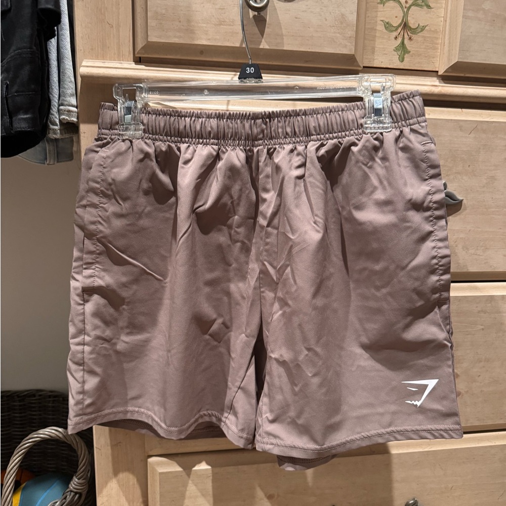 Gymshark Taupe Athletic Shorts